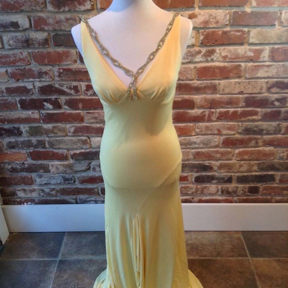 Nicole Bakti Yellow Formal Dress (Pre-owned,, 6)